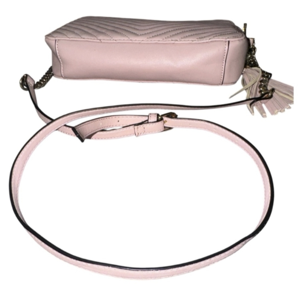 Aldo Pink Crossbody Bag with Tassel, EUC - Picture 3 of 9